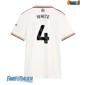 Arsenal Ben White #4 Tricou Fotbal Replică 2025-26 Femei Treilea